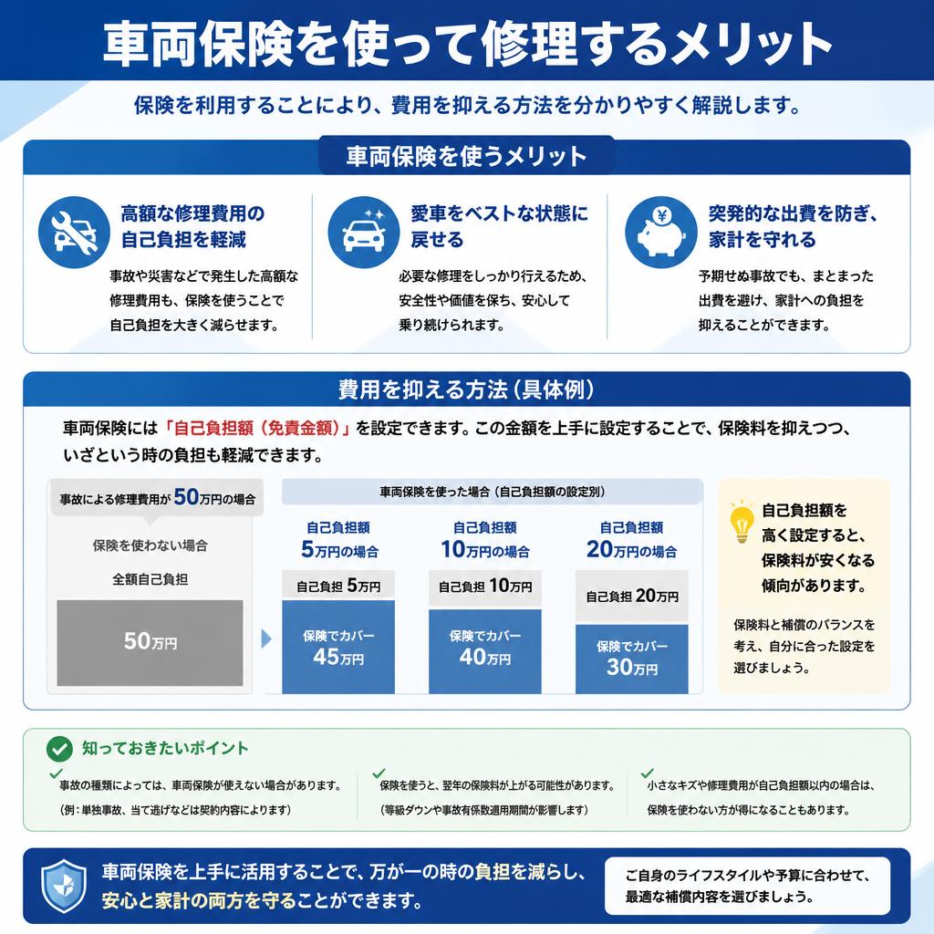 車両保険の活用
