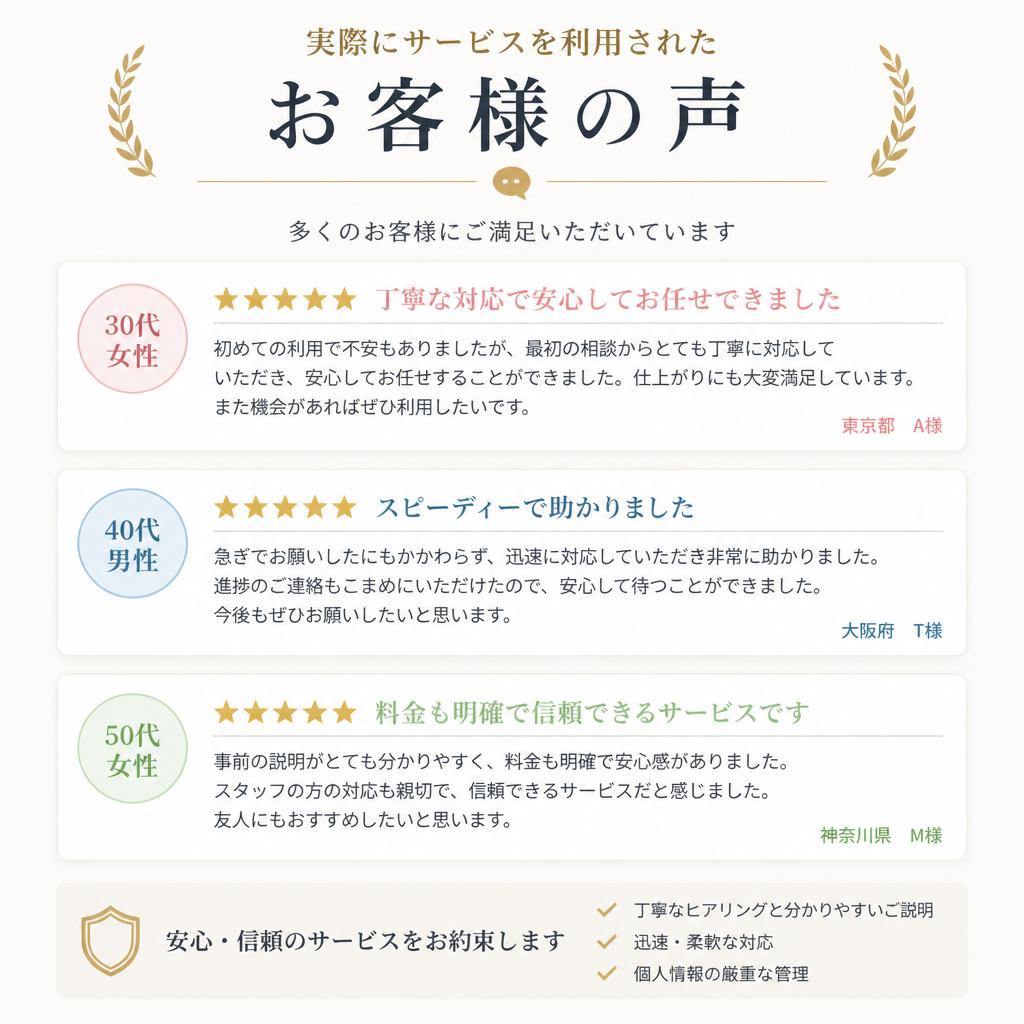 お客様の声