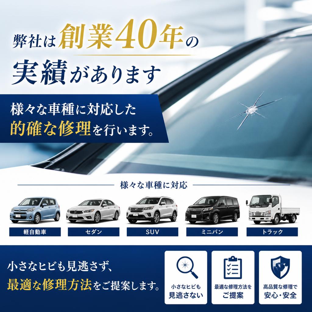 専門技術で迅速修理