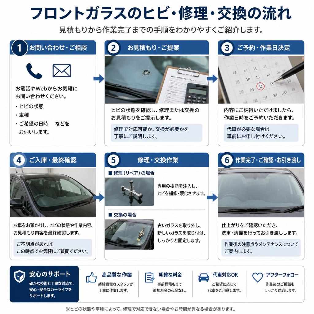 具体的な修理・交換の流れ