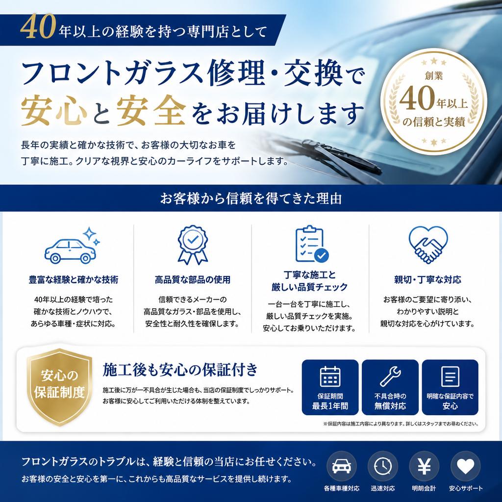 実績豊富な専門店にお任せ！